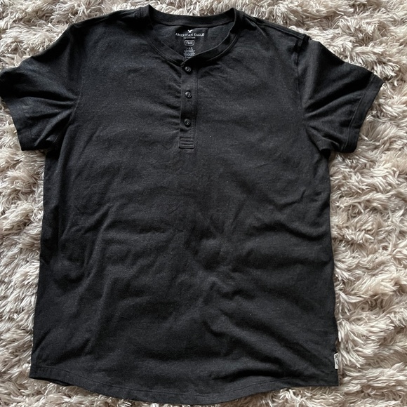 American Eagle Outfitters Men's Short Sleeve T-Shirt Size L Dark Gray - Picture 1 of 6